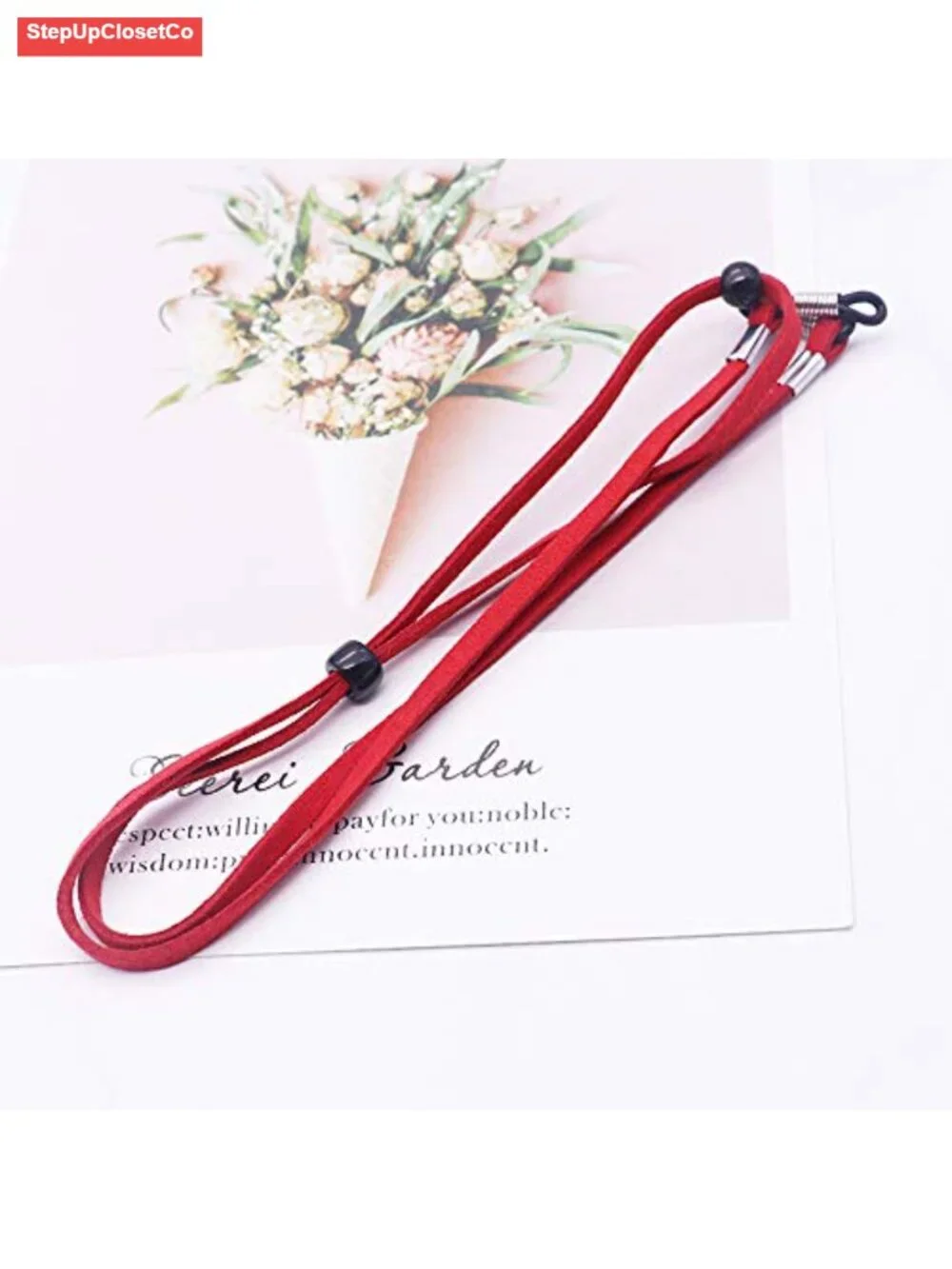 8 Pack Eyeglass Chains Leather & Velvet Strap Holder Sports Glass Cords Lanyard